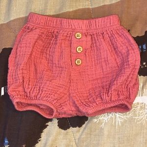 100% ORGANIC COTTON BURNT ORANGE BABY BLOOMERS - super cute, comfy & EASY 💫✨